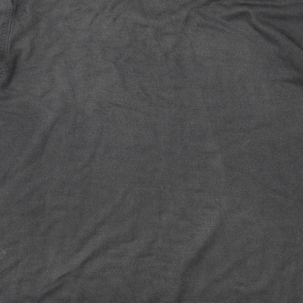 Marks and Spencer Mens Grey  Knit Pullover Jumper Size L