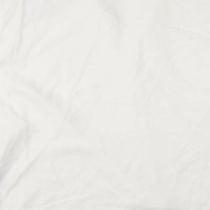 Womens UK Size 26 Preworn Ivory Basic Button-Up