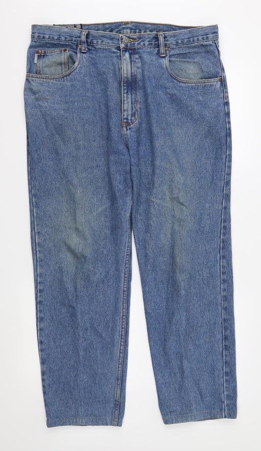 Disciple Mens Blue  Denim Straight Jeans Size 38 in L27 in