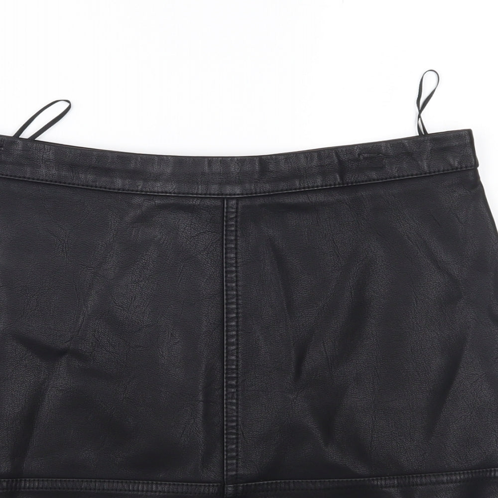 New Look Womens Black   A-Line Skirt Size 10