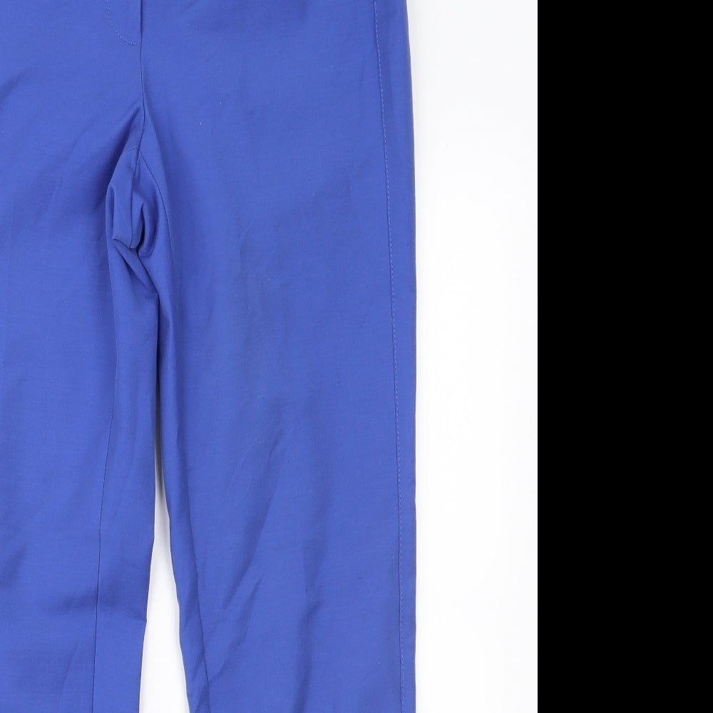 White House Black Market Womens Blue   Trousers  Size 4 L27 in