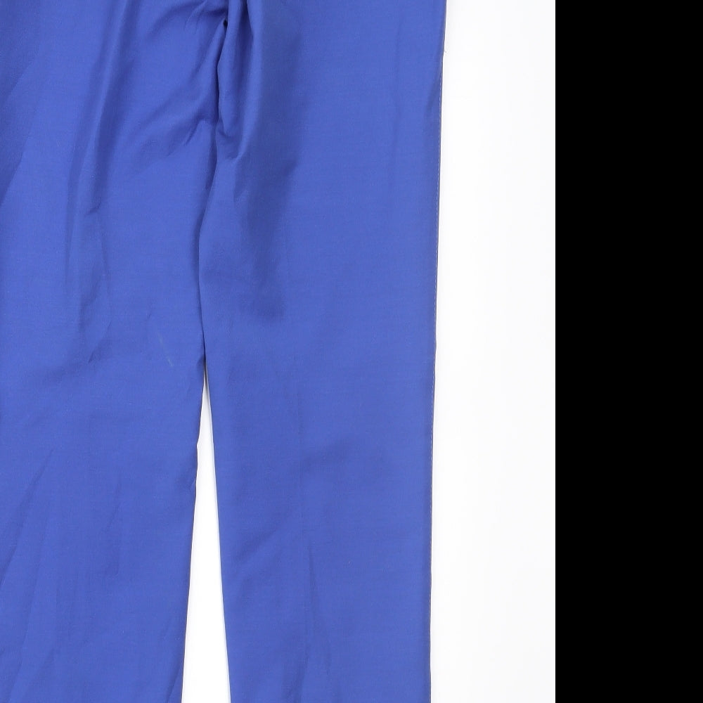 White House Black Market Womens Blue   Trousers  Size 4 L27 in