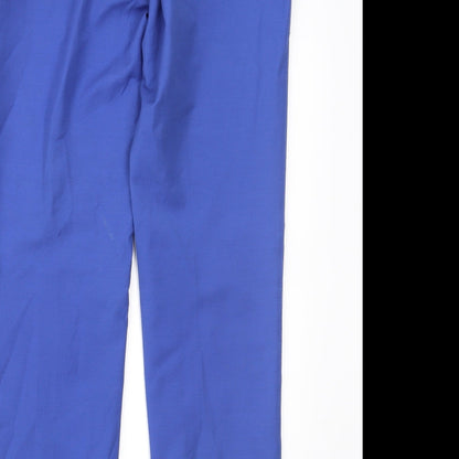White House Black Market Womens Blue   Trousers  Size 4 L27 in