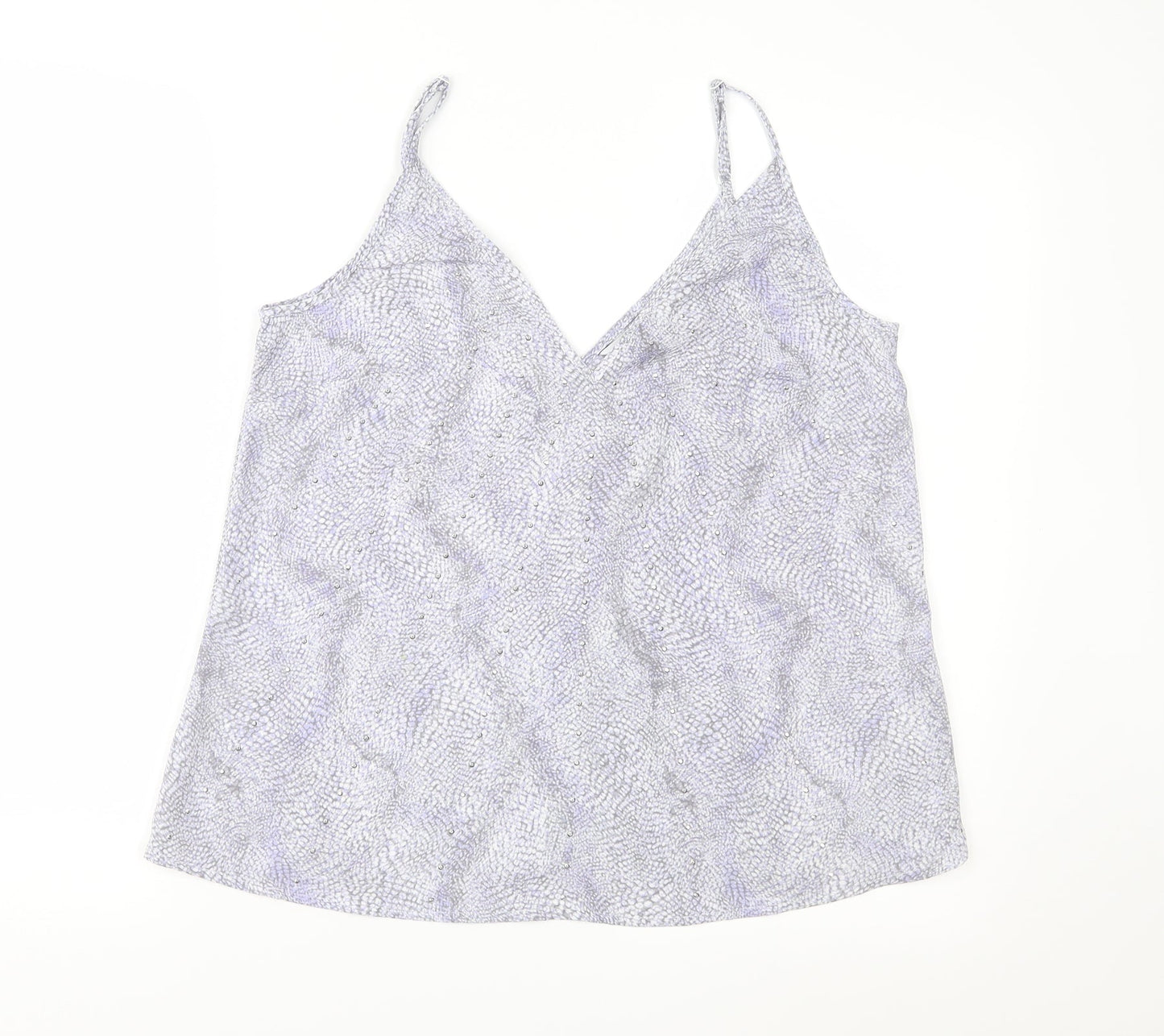 Womens UK Size 10 NEXT Purple Camisole Blouse