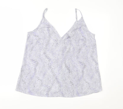 Womens UK Size 10 NEXT Purple Camisole Blouse