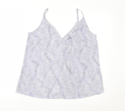 Womens UK Size 10 NEXT Purple Camisole Blouse
