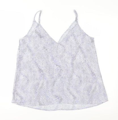 Womens UK Size 10 NEXT Purple Camisole Blouse