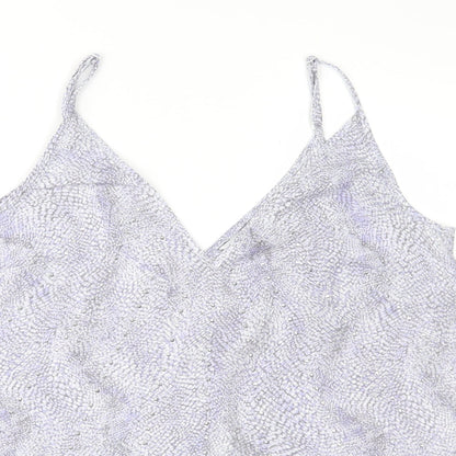 Womens UK Size 10 NEXT Purple Camisole Blouse