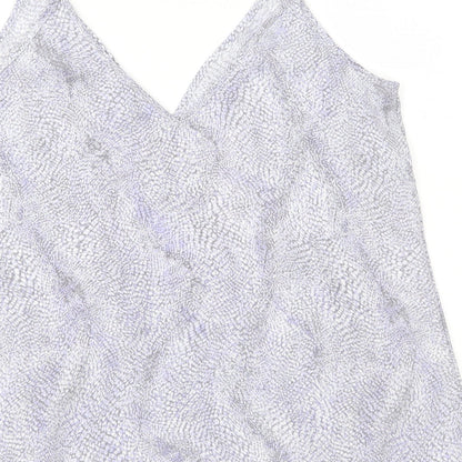 Womens UK Size 10 NEXT Purple Camisole Blouse