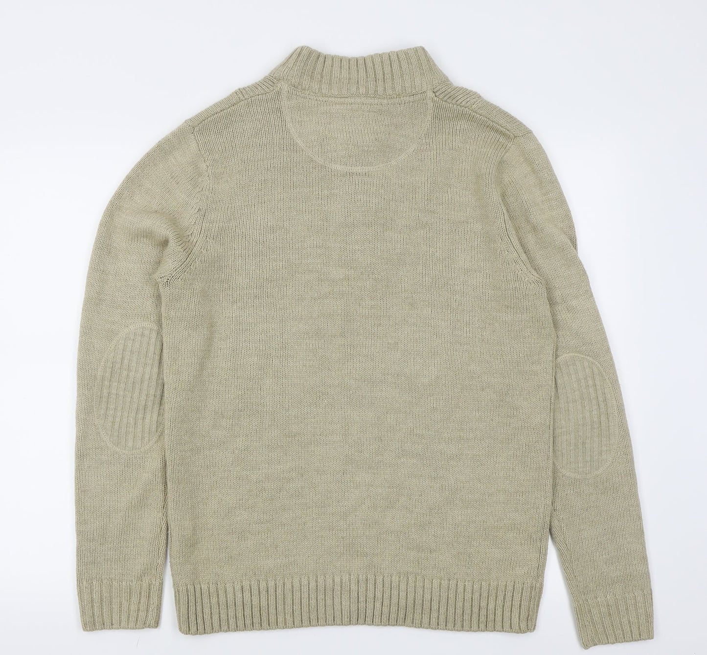 Twisted Soul Mens Beige    Jumper Size M