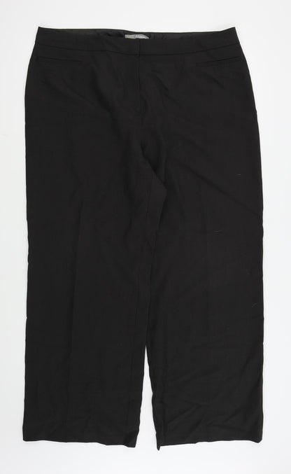 M&S Womens Grey   Trousers  Size 18 L27 in