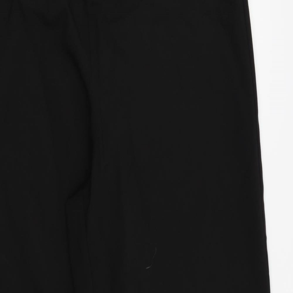 Womens UK Size 16 Evans Regular Fit  Black Trousers