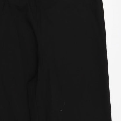Womens UK Size 16 Evans Regular Fit  Black Trousers
