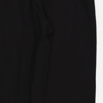 Womens UK Size 16 Evans Regular Fit  Black Trousers