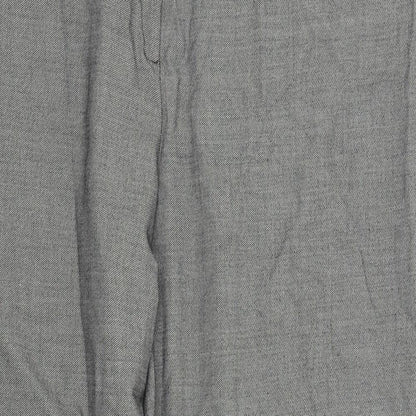 Womens UK Size 20 Preworn Regular Fit  Grey Trousers
