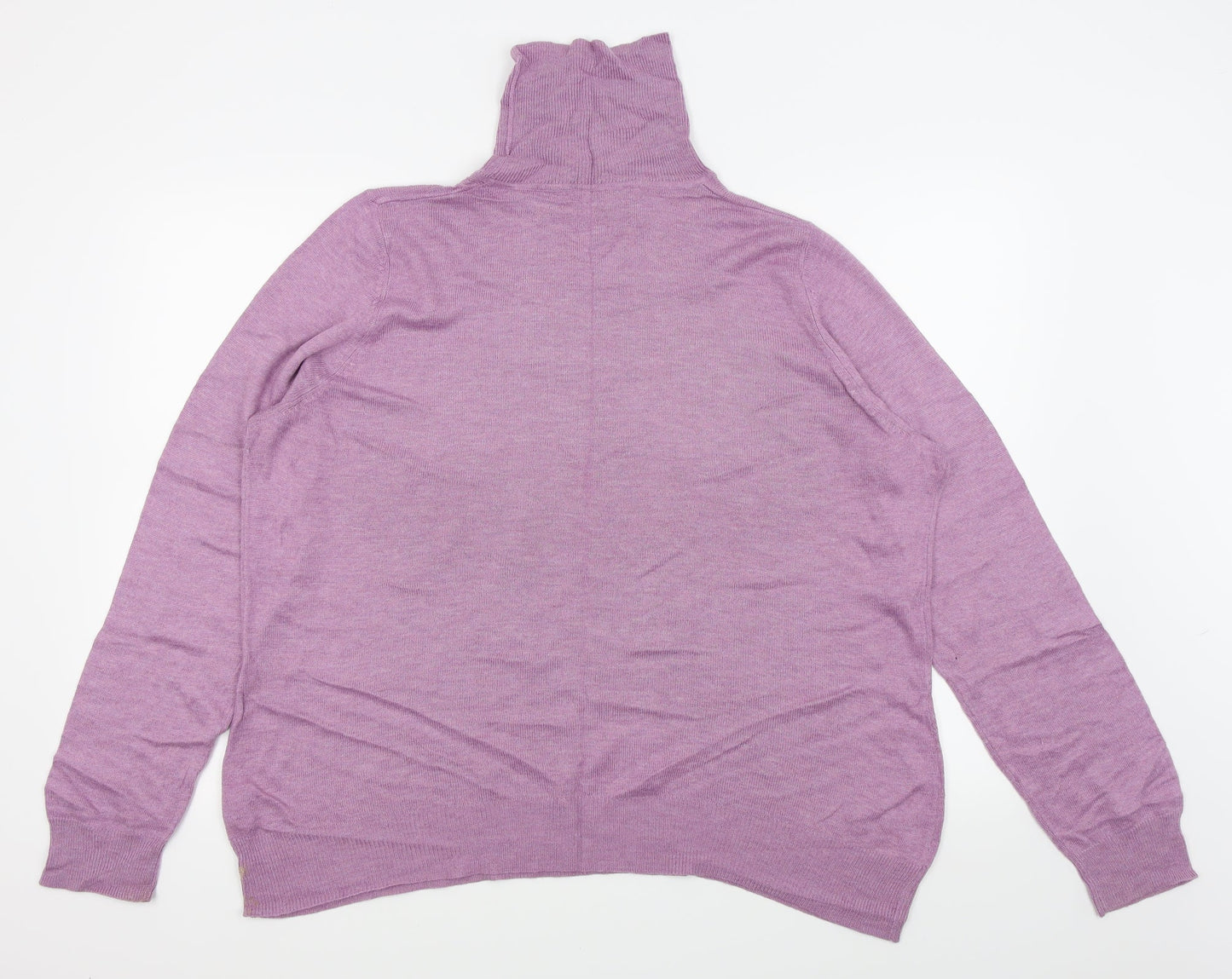 Womens UK Size 20 BHS Purple Basic T-Shirt