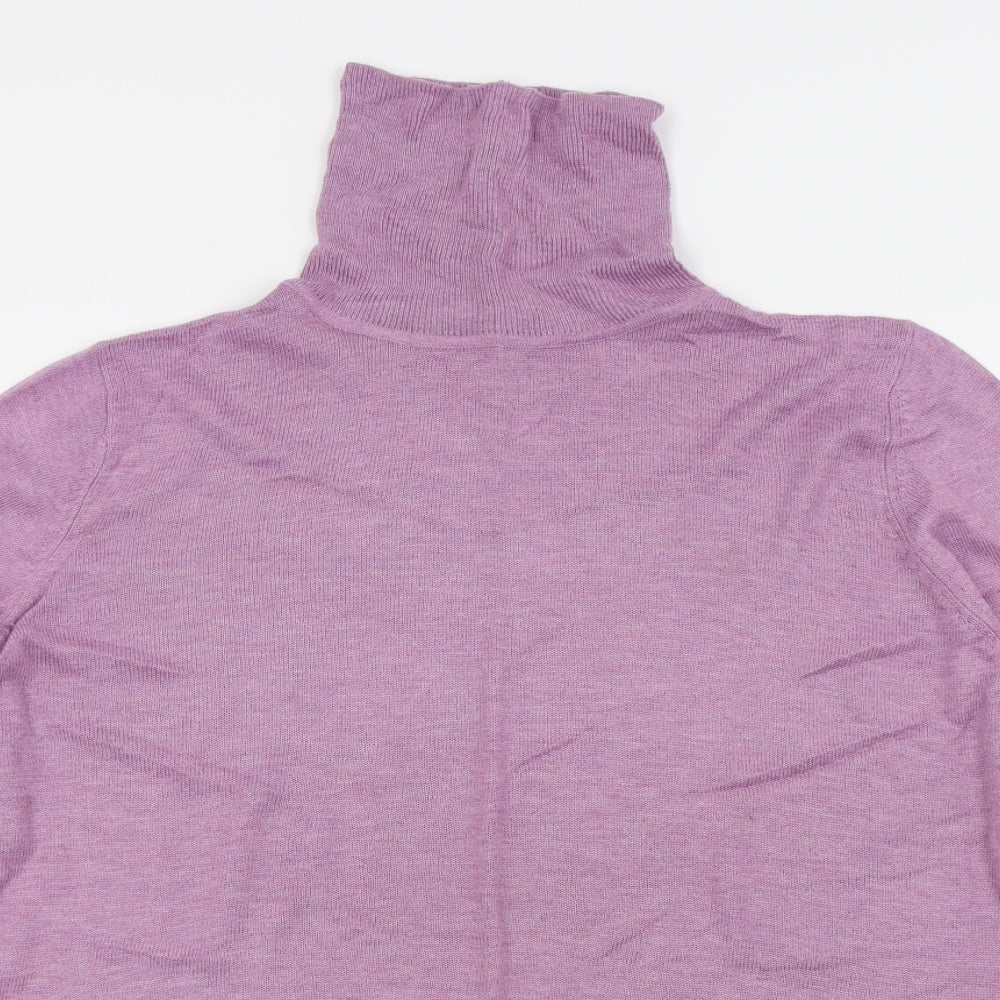 Womens UK Size 20 BHS Purple Basic T-Shirt