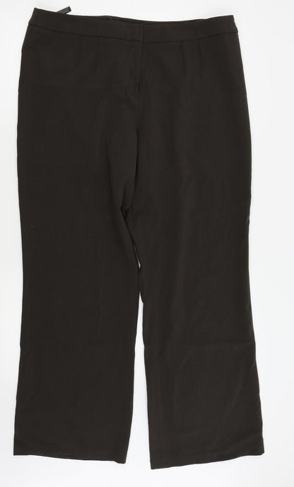 Womens UK Size 18 BHS Regular Fit  Green Trousers