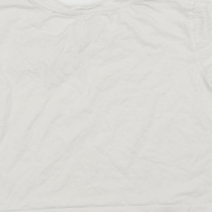 River Island Girls White   Basic T-Shirt Size 7-8 Years