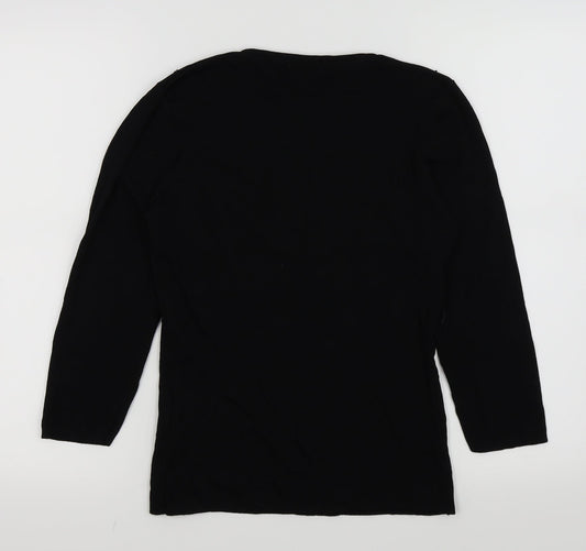 Whisper Womens Black   Pullover Jumper Size M