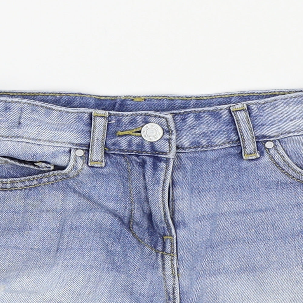 I LOVE GIRLSWEAR Girls Blue   Hot Pants Shorts Size 9 Years