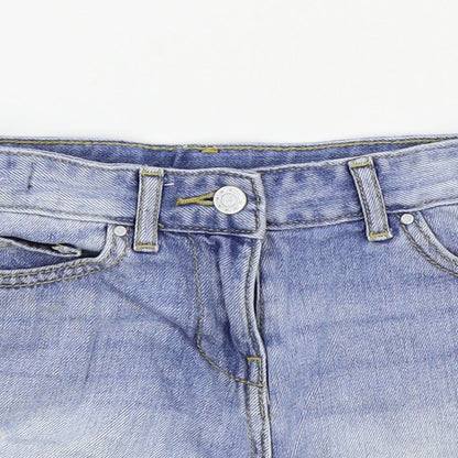 I LOVE GIRLSWEAR Girls Blue   Hot Pants Shorts Size 9 Years