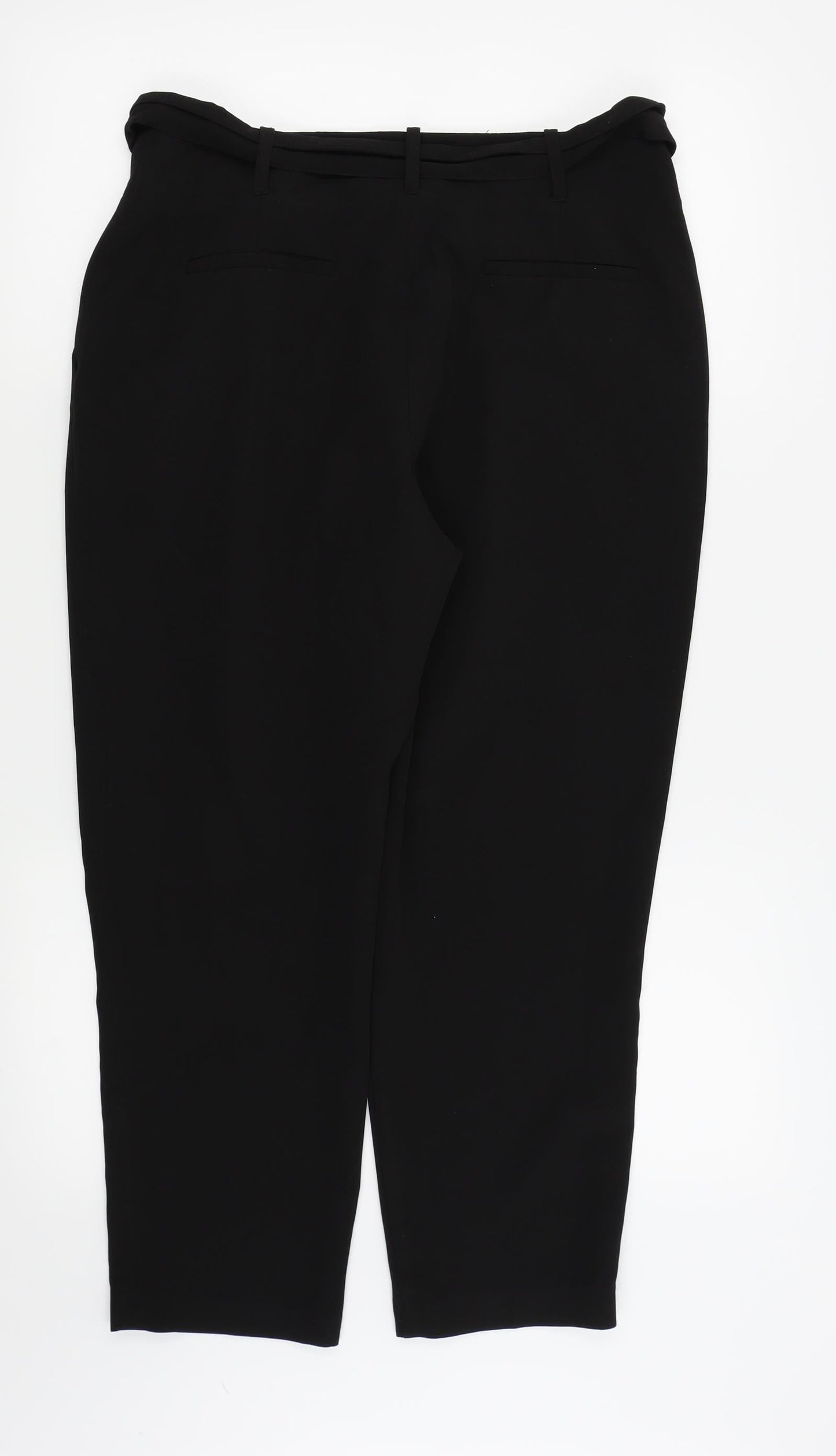 Asda George Womens Black   Trousers  Size 12 L24 in