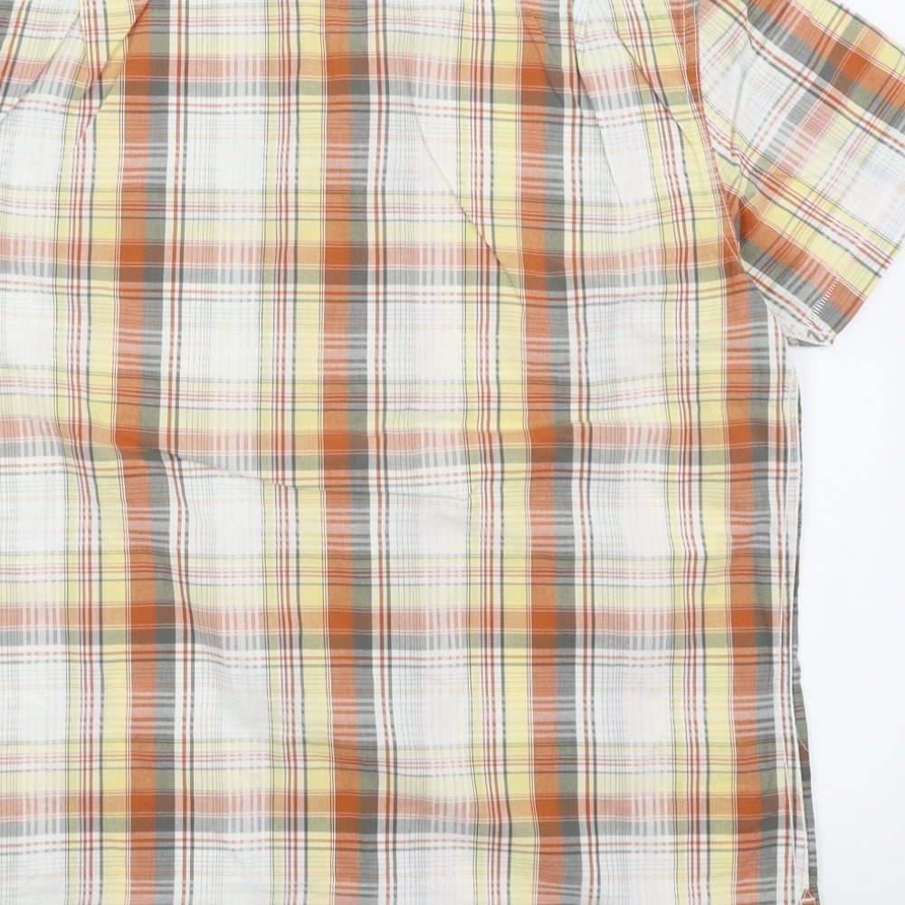 Mens UK Size M montaray Multicoloured  Button-Up Short Sleeve Casual Shirt