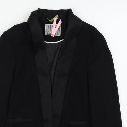 LIPSY LI MITED Womens Black   Jacket Blazer Size 10