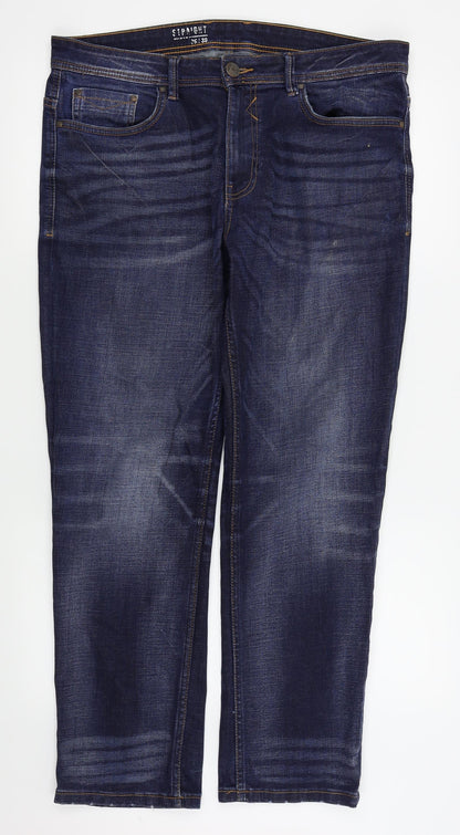 Asda George Mens Blue   Skinny Jeans Size 36 in L30 in