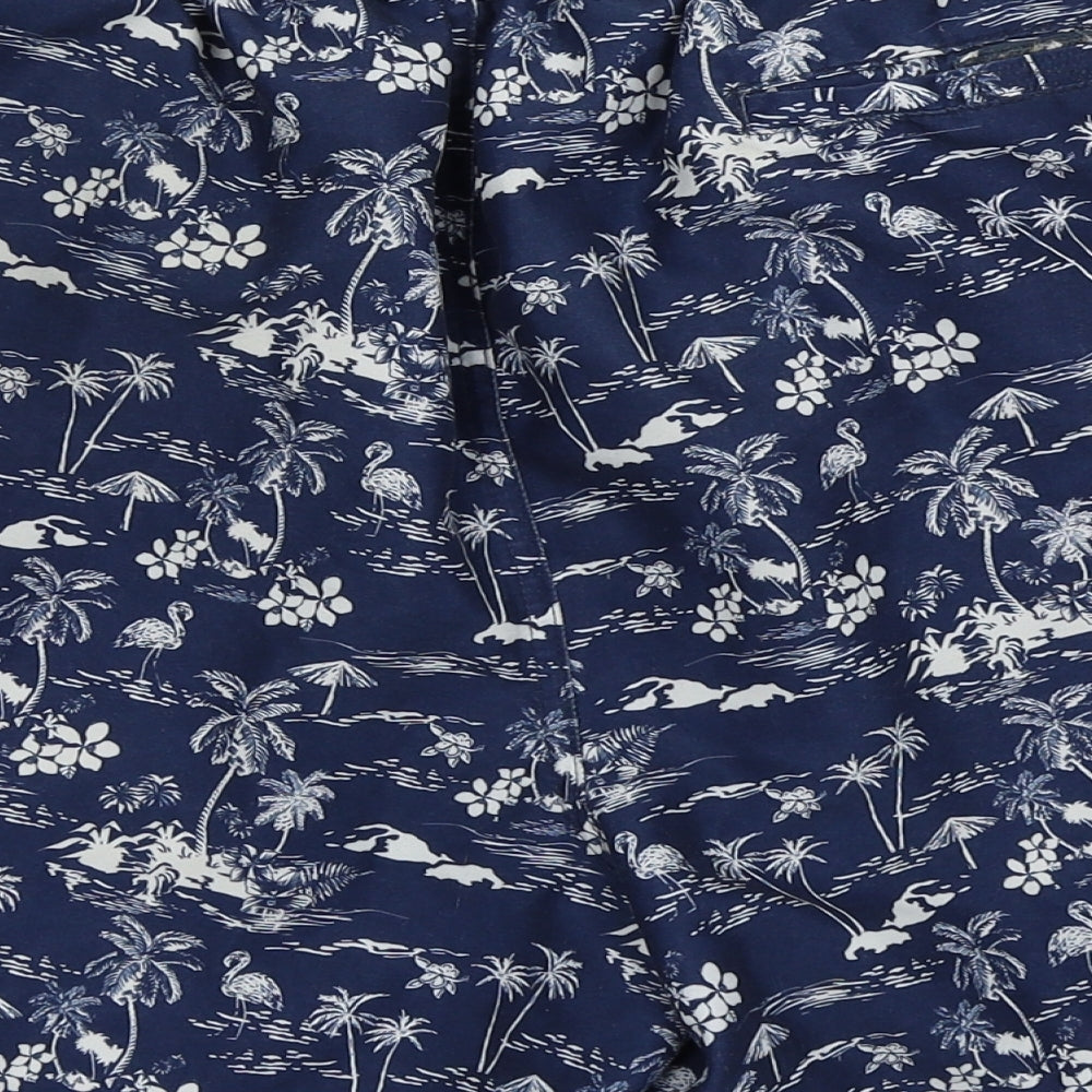 Asda George Mens Blue Floral  Cargo Shorts Size XL - swim shorts