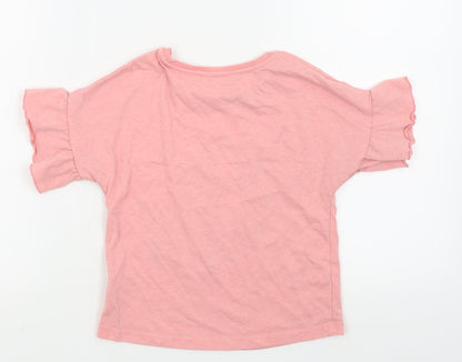 Tu Girls Pink   Basic T-Shirt Size 9 Years