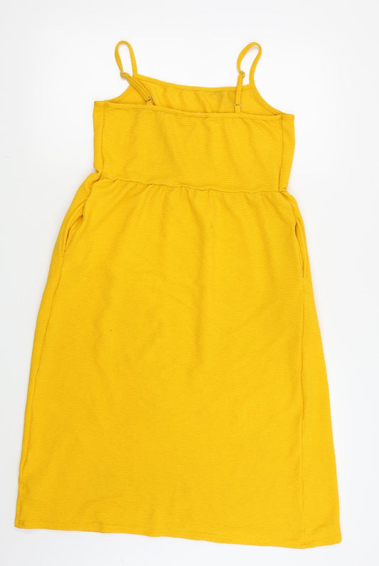NEXT Womens Yellow   Fit & Flare  Size 10