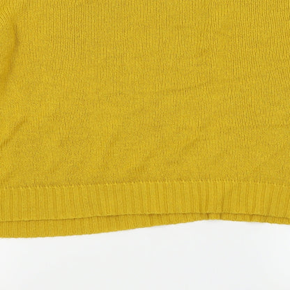 Divided by H&M Womens Yellow   Pullover Jumper Size M