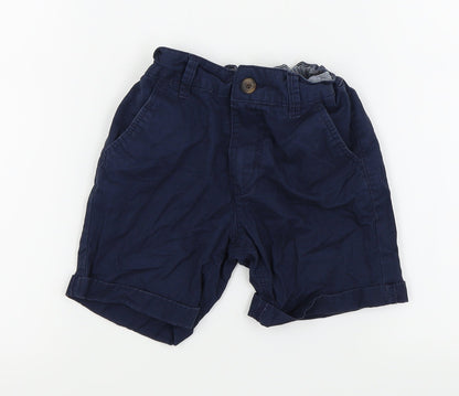 Asda George Boys Blue   Chino Shorts Size 5-6 Years