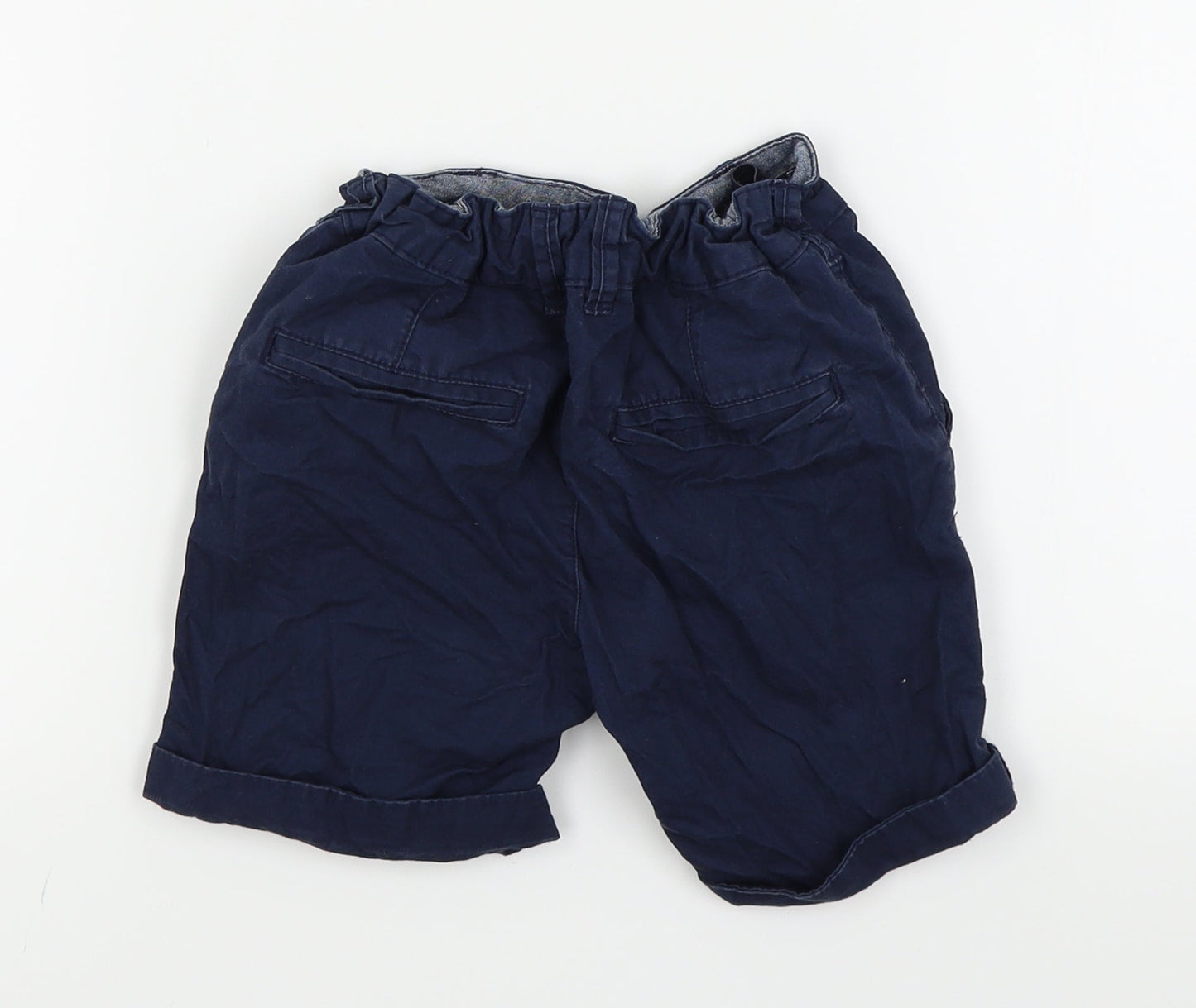 Asda George Boys Blue   Chino Shorts Size 5-6 Years