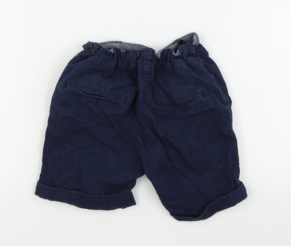 Asda George Boys Blue   Chino Shorts Size 5-6 Years