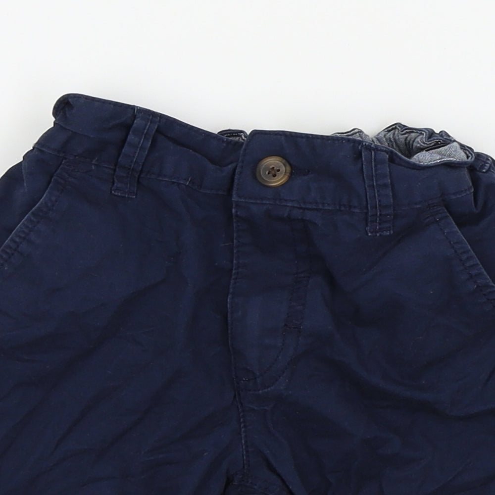 Asda George Boys Blue   Chino Shorts Size 5-6 Years