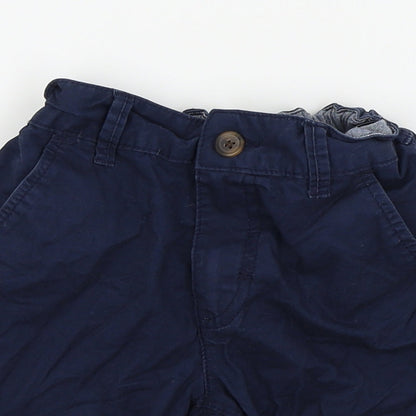 Asda George Boys Blue   Chino Shorts Size 5-6 Years