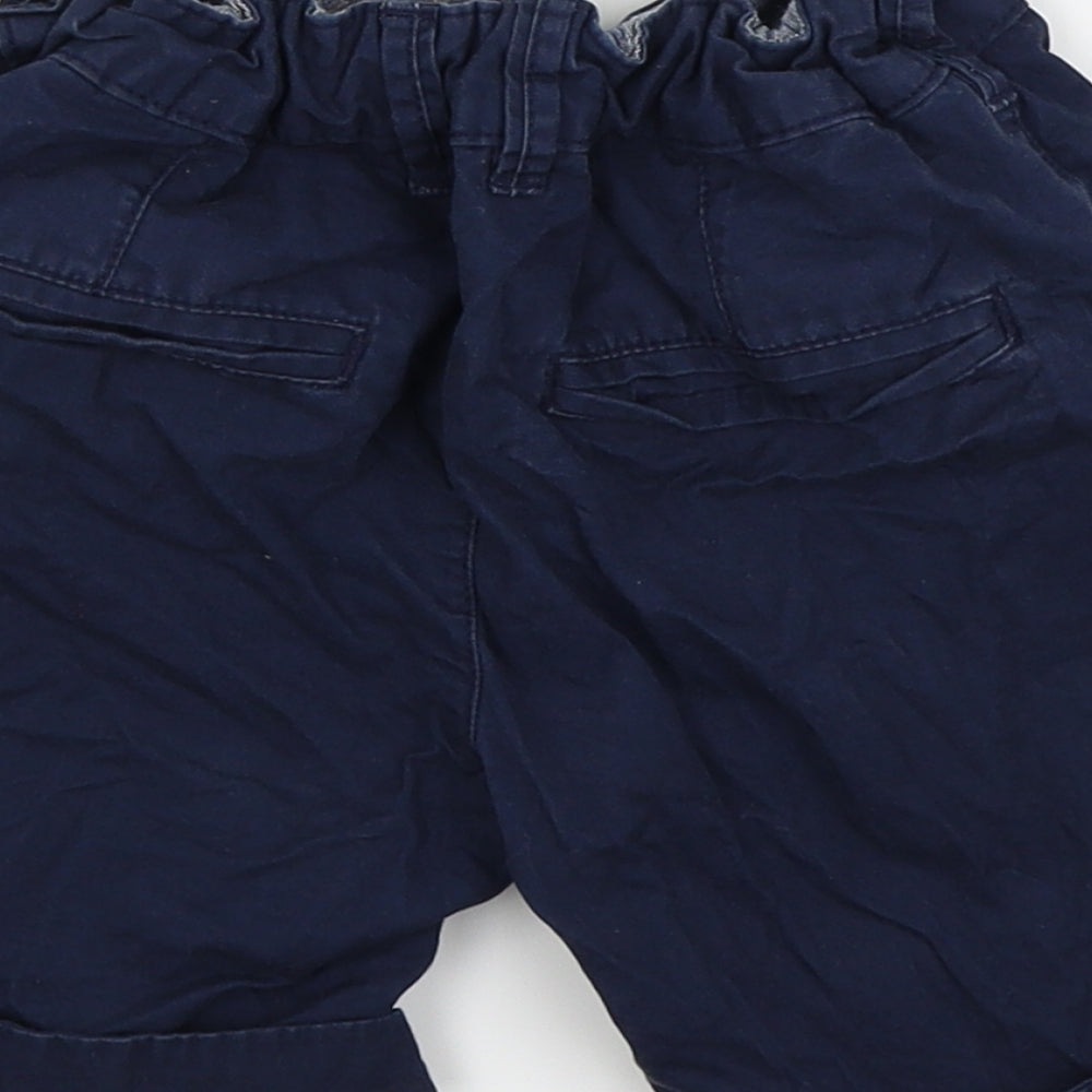 Asda George Boys Blue   Chino Shorts Size 5-6 Years