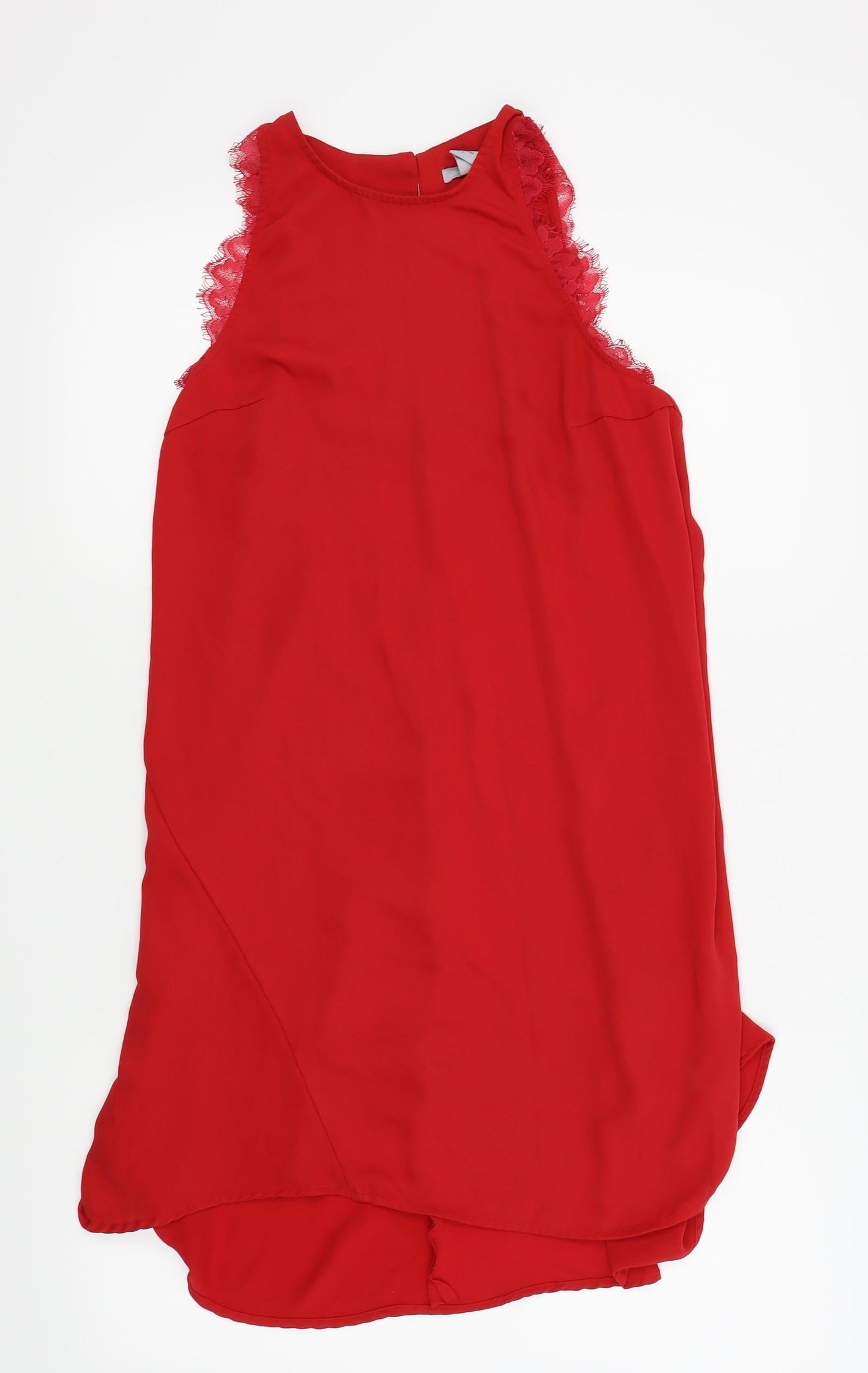 H&M Womens Red   Fit & Flare  Size 8