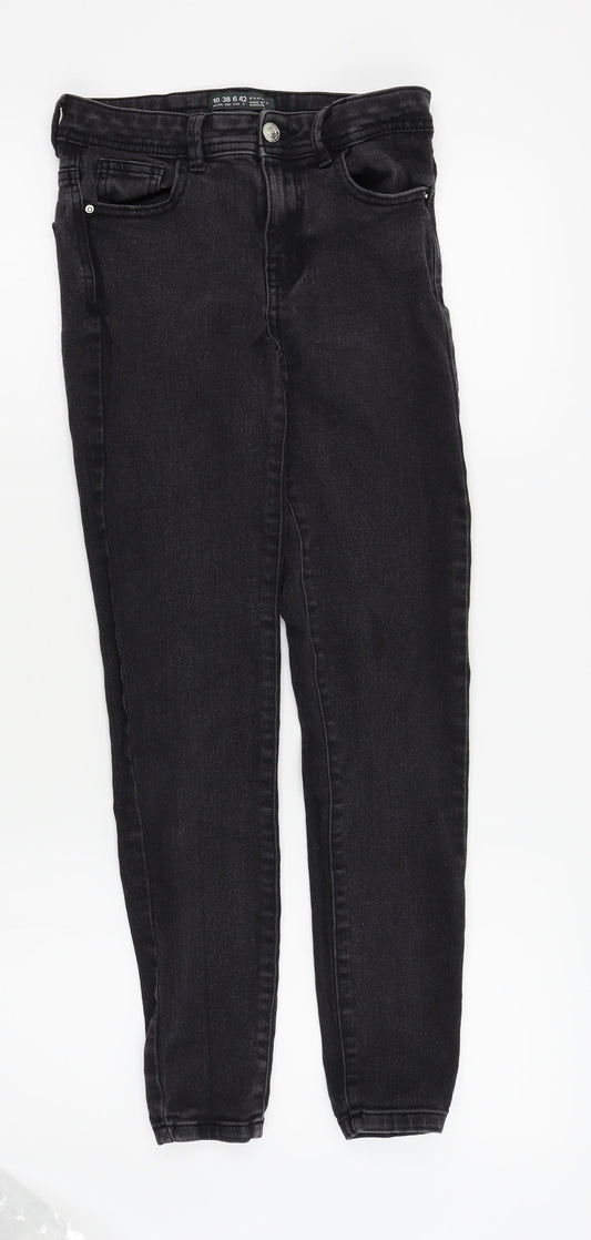 Womens UK Size 10 denim and co Regular Fit Skinny Black Jeans