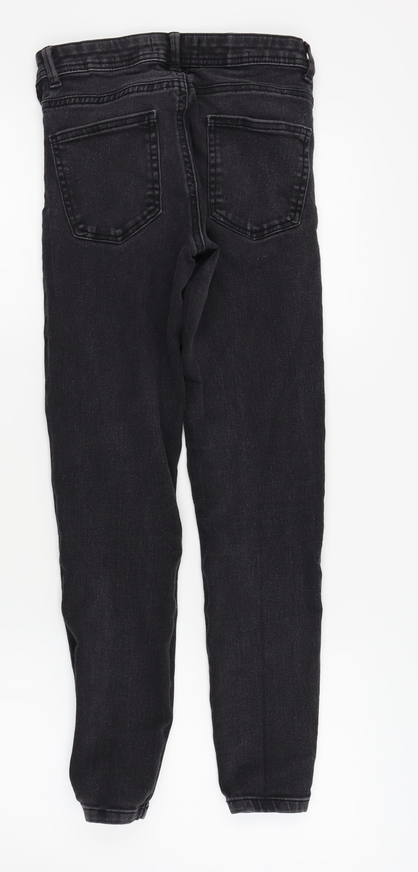 Womens UK Size 10 denim and co Regular Fit Skinny Black Jeans