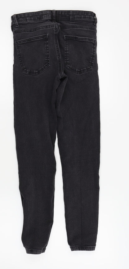 Womens UK Size 10 denim and co Regular Fit Skinny Black Jeans