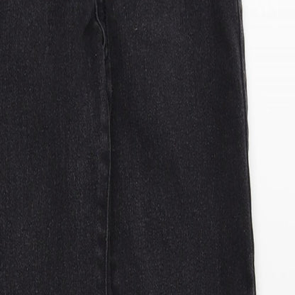 Womens UK Size 10 denim and co Regular Fit Skinny Black Jeans