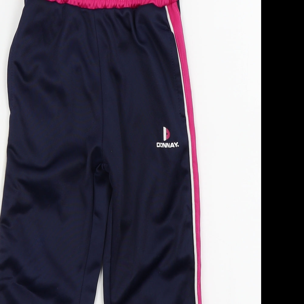 Donnay Girls Blue   Jogger Trousers Size 3-4 Years