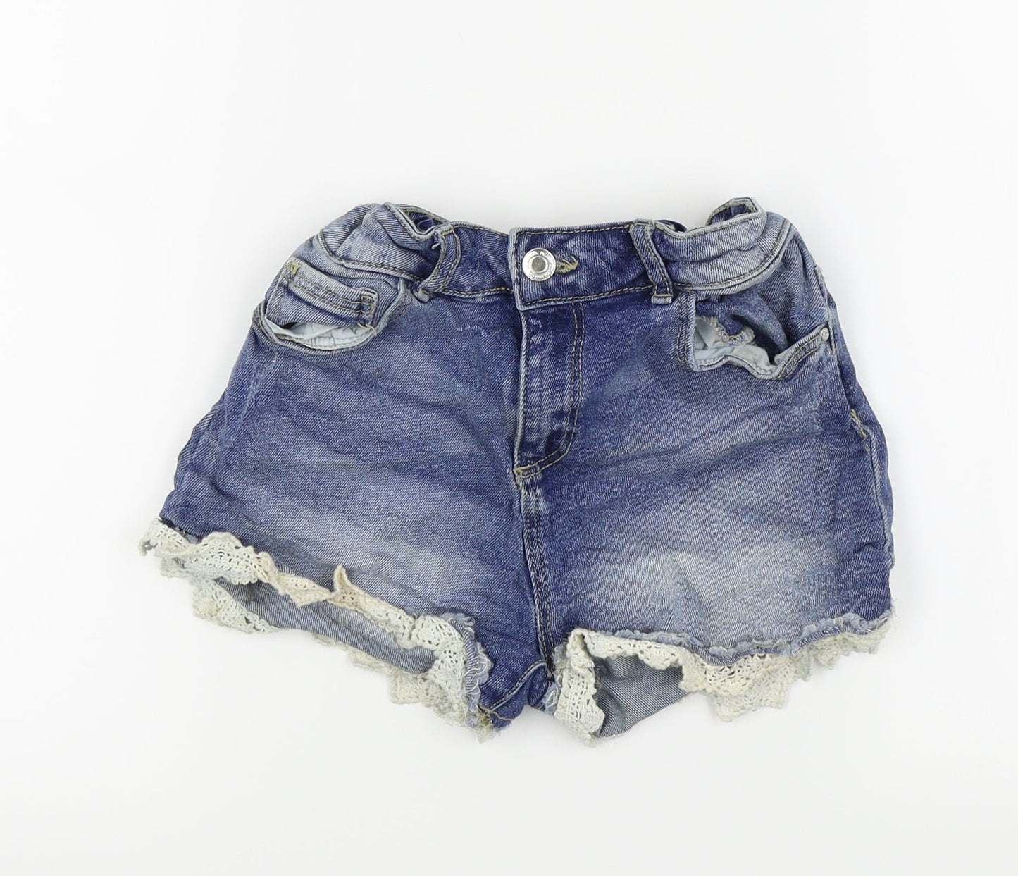 denim and co Girls Blue   Hot Pants Shorts Size 11-12 Years