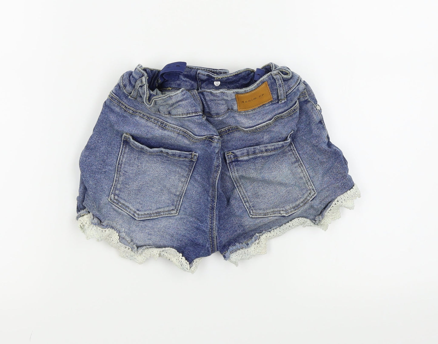 denim and co Girls Blue   Hot Pants Shorts Size 11-12 Years