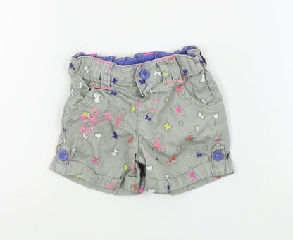 Autograph Girls Green   Capri Trousers Size 12-18 Months  - shorts/butterfly print