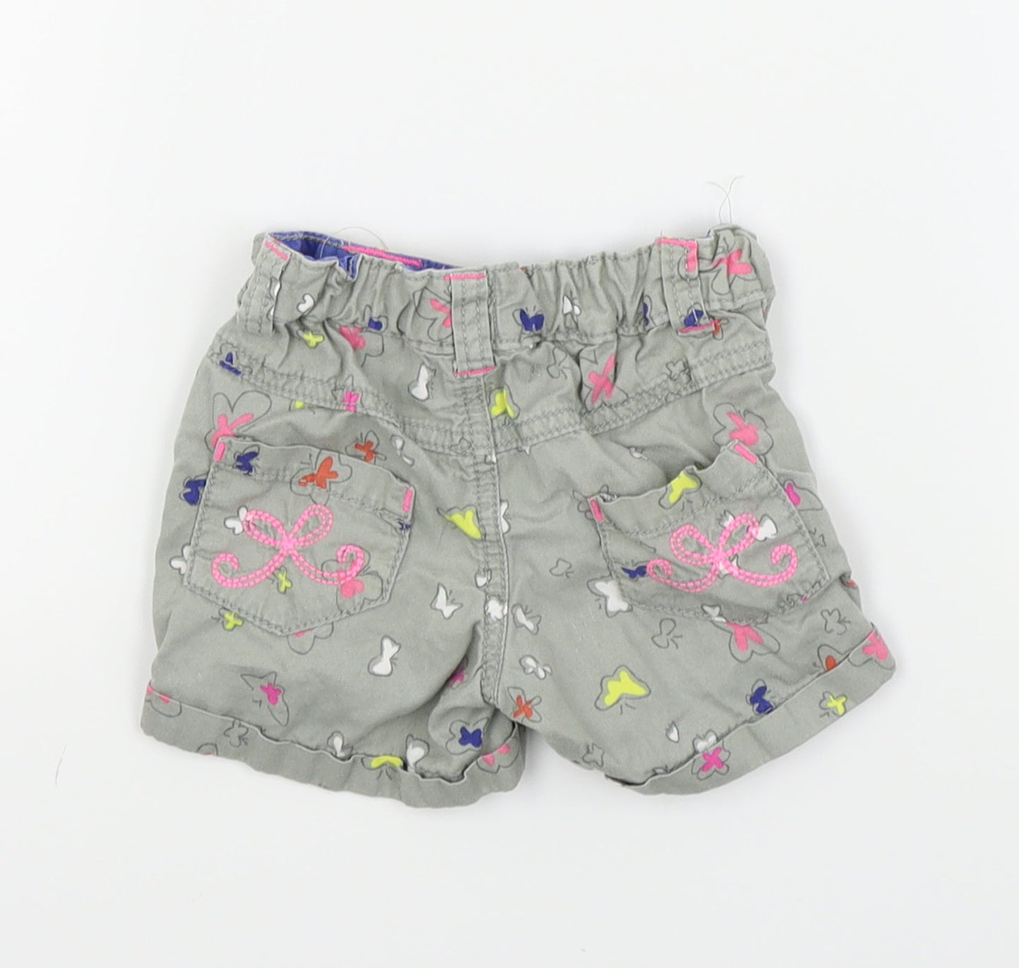 Autograph Girls Green   Capri Trousers Size 12-18 Months  - shorts/butterfly print